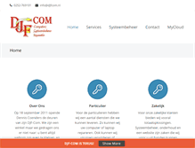 Tablet Screenshot of djfcom.nl